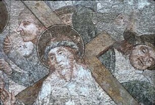 Kreuztragung, Schweißtuch der Veronika