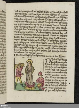 Von der lieben heyligen junckfrauen unn martrerin sant Agnes