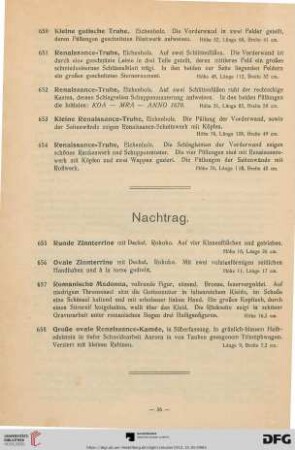 Nachtrag (Nr. 655-658)