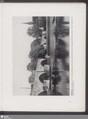 Ochsenfurt. Mainbrücke, 1515-16 von dem Würzburger Dombaumeister Hans Bock und dem Steinmetzen Hans Sparr