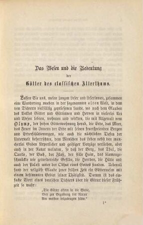 Der Olymp oder Mythologie der Griechen und Römer : mit Einschluß der aegyptischen, nordischen und indischen Götterlehre ; zum Selbstunterricht für die erwachsene Jugend und angehende Künstler, sowie für höhere Lehranstalten