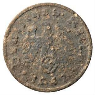 Fundmünze, 1 Reichspfennig, 1942