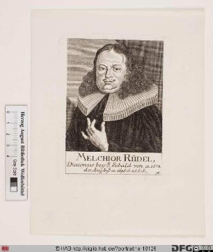 Bildnis Melchior Rüdel (Riedel)