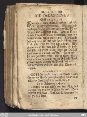 Die Parasceves.