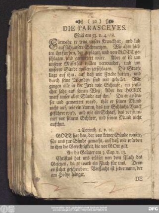 Die Parasceves.