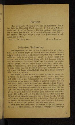 Hochgeehrte Versammlung!