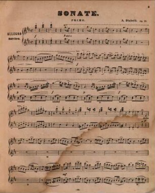 Sonate in D-dur : op. 33
