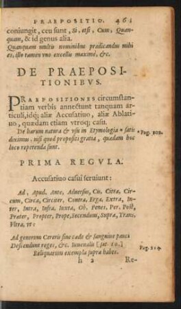 De Praepositionibus.