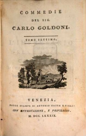 Commedie Del Sig. Carlo Goldoni. 7