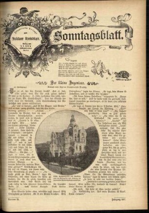 Ausgabe vom Sonntag, den 23. Juni 1907.