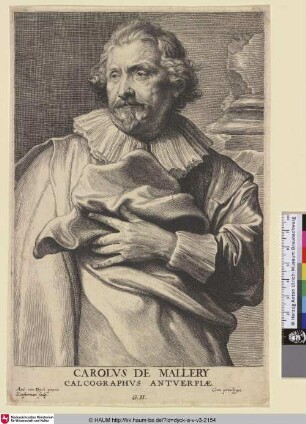 Carolus de Mallery [Porträt des Kupferstechers Karel van Mallery; Karel de Mallery; Portret van Karel van Mallery]