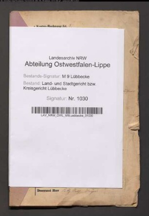 Erblasser: Rahe, Caspar Heinrich; Erblasser: Rahe, Catharine Marie, geb. Meier: