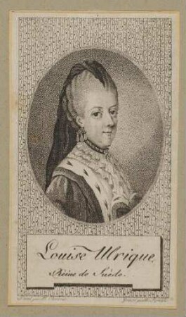Bildnis von Luise Ulrike (1720-1782), Königin von Schweden