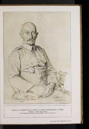 General der Infanterie Otto von Below, der deutsche Oberbefehlshaber in Italien.