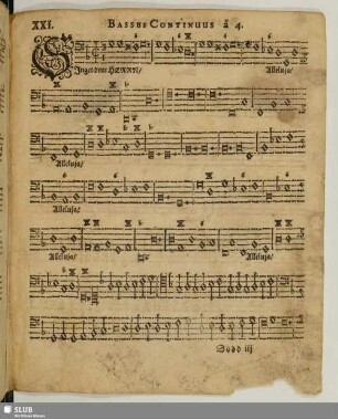 XXI. Singet dem Herrn ein neues Lied