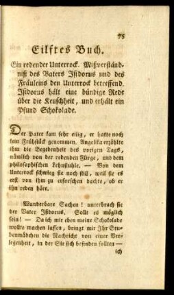 Eilftes Buch. - Zwanzigstes Buch.