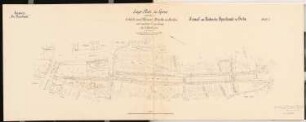 Umgestaltung des Spreekanals, Berlin-Mitte Schinkelwettbewerb 1899: Lageplan 1:1000