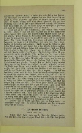 121. Die Schlacht bei Lützen
