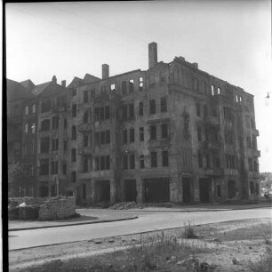 Negativ: Ruine, Rosenheimer Straße 23, 1951