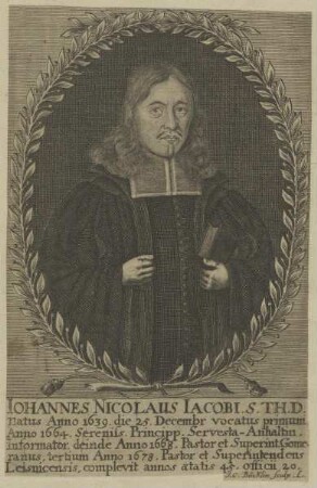 Bildnis des Johann Nicolaus Jacobi
