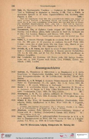 Kunstgeschichte (Nr. 2022-2090)