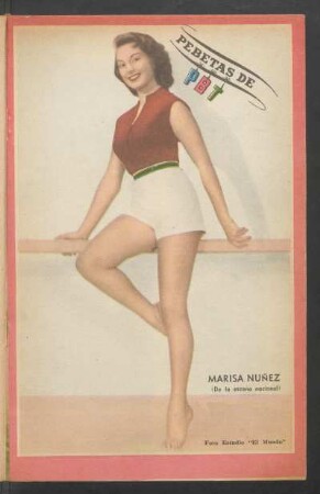 Marisa Nuñez (de la escena nacional) - Foto: Estudio "El Mundo" : Pebetas de PBT
