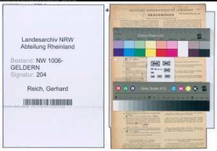 Entnazifizierung Gerhard Reich , geb. 26.08.1915 (Mechaniker)