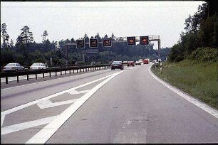 Ausfahrt aus Tangente (Stuttgart Richtung Karlsruhe)
