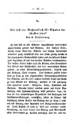Wie soll ein Rechenbuch für Schulen beschaffen seyn?