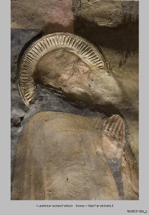 Freskenzyklus mit Szenen aus der Vita des heiligen Antonius : Der heilige Antonius unterweist Mönche und dem heiligen Antonius erscheint ein Engel : Dem heiligen Antonius erscheint ein Engel