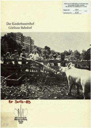 Broschüre: Erfahrungsbericht Kinderbauernhof Görlitzer Bahnhof