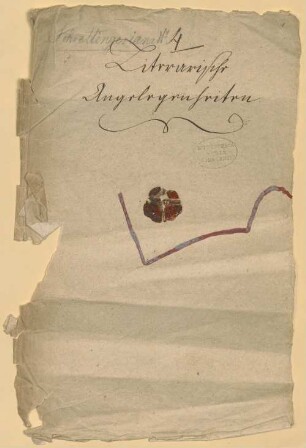 Nachlass von Martin Schrettinger (1772-1851) – BSB Schrettingeriana, 4. Nachlass von Martin Schrettinger (1772-1851): Literarische Angelegenheiten – BSB Schrettingeriana 4