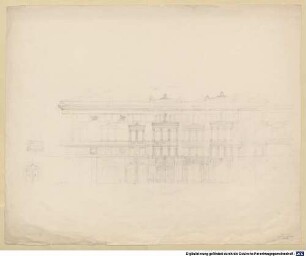 Nachlass von Eduard Metzger (1807 - 1894) - BSB Ana 570, XVII. Architekturzeichnungen. Varia - BSB Ana 570(XVII