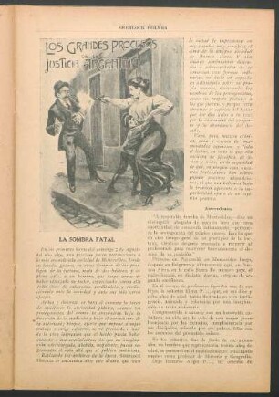 Los grandes procesos de la justicia argentina - La sombra fatal