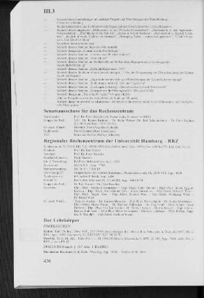 Regionales Rechenzentrum der Universität Hamburg - RRZ