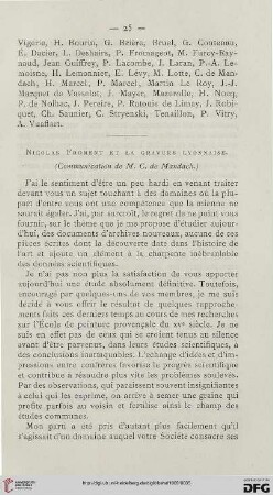 Nicolas Froment et la gravure lyonnaise