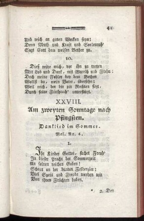 XXVIII. Am zweyten Sonntage nach Pfingsten. - LIV. Am acht und zwanzigsten Sonntage nach Pfingsten.