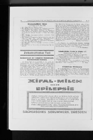 Geschäftliche Mitteilungen.