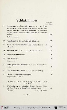 Schlafzimmer (Nr. 235-254)