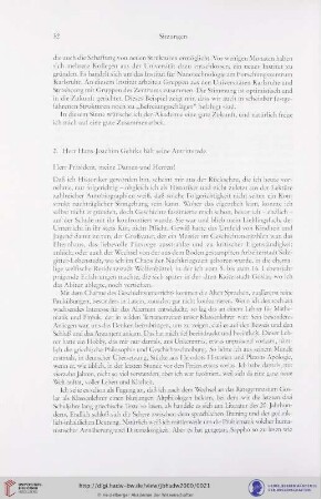 Antrittsrede vom 19. Februar 2000