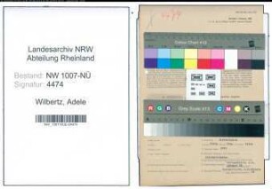 Entnazifizierung Adele Wilbertz , geb. 02.05.1915 ()