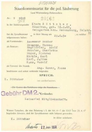 Böttcher, Klara