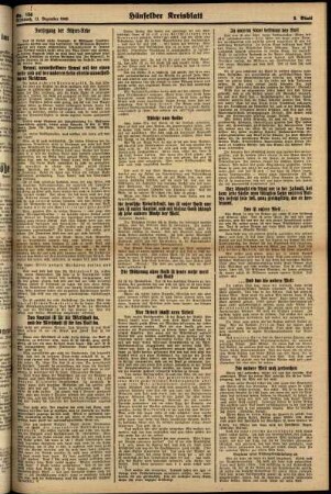 Zweite Ausgabe vom Mittwoch, den 11. Dezember 1940.