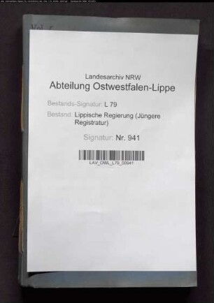 Revision des Magistrats und des Stadtgerichts in Barntrup