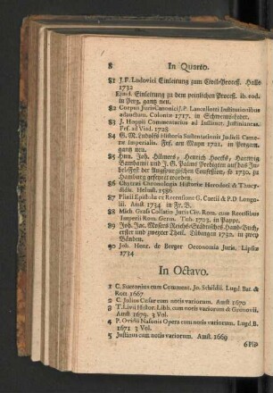 In Octavo.