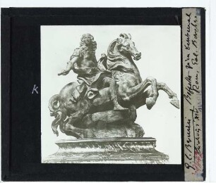 Bernini, Bozzetto für die Reiterstatue Ludwigs XIV. (Rom, Gall. Borghese)