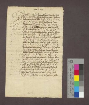 Schuldverschreibung des Hans Claudi, Storchenwirts in Freiburg, gegenüber dem Basler Domherrn Trudpert von Roggenbach.