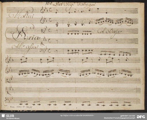 Artaserse. Excerpts - Mus.2973-F-34,15 : S, strings, bc