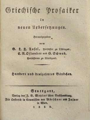 Cassius Dio's römische Geschichte, 4