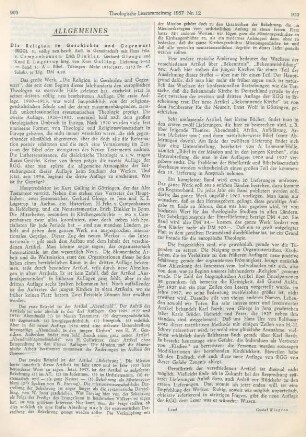 909-910 [Rezension] Die Religion in Geschichte und Gegenwart
